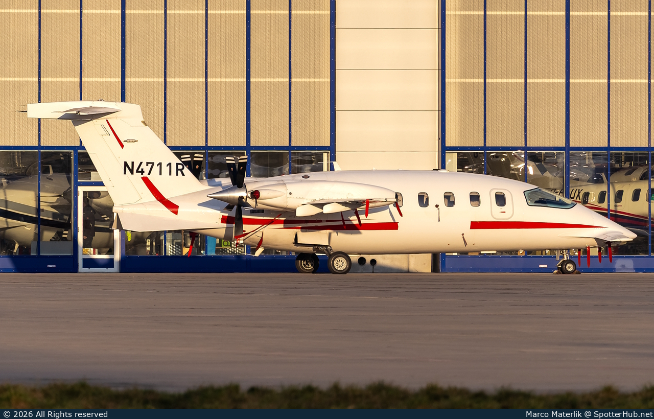 Photo of N4711R - Piaggio P.180 Avanti II operated by Private