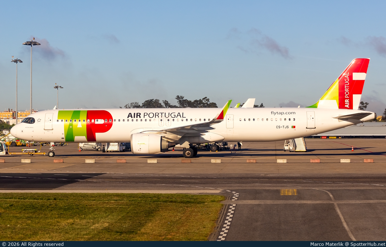 Photo of CS-TJS - Airbus A321-251NX operated by TAP Air Portugal