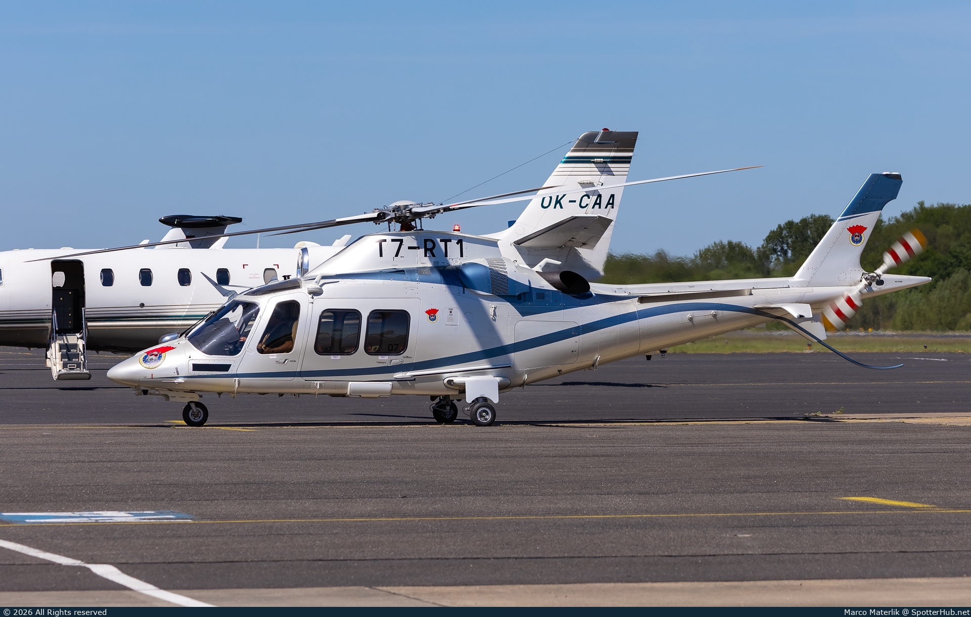 Photo of T7-RT1 - Leonardo AW109SP GrandNew operated by Frikadelli Racing
