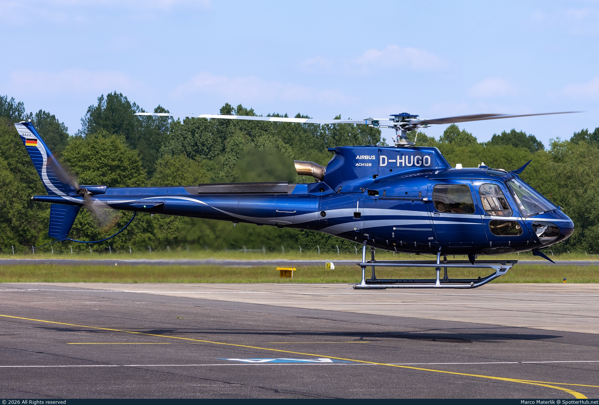 Photo of D-HUGO - Airbus Helicopters H125 operated by EUROTECH Helicopter Services