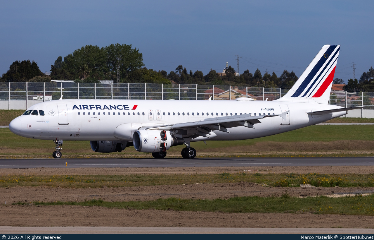 Photo of F-HBNG - Airbus A320-214 operated by Air France