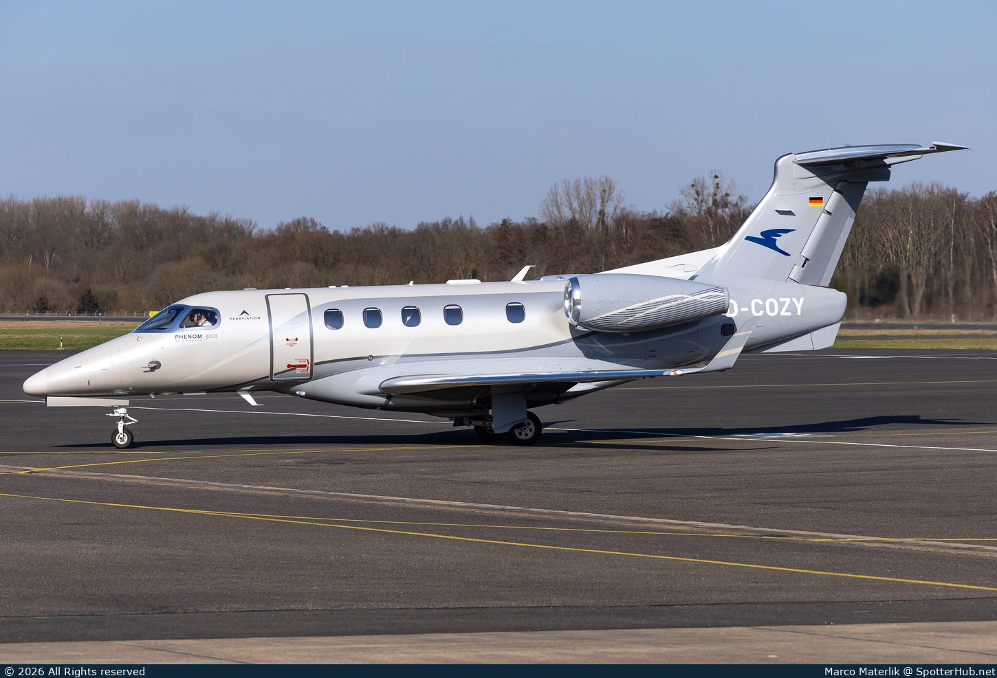 Photo of D-COZY - Embraer Phenom 300E operated by PAD Aviation Service