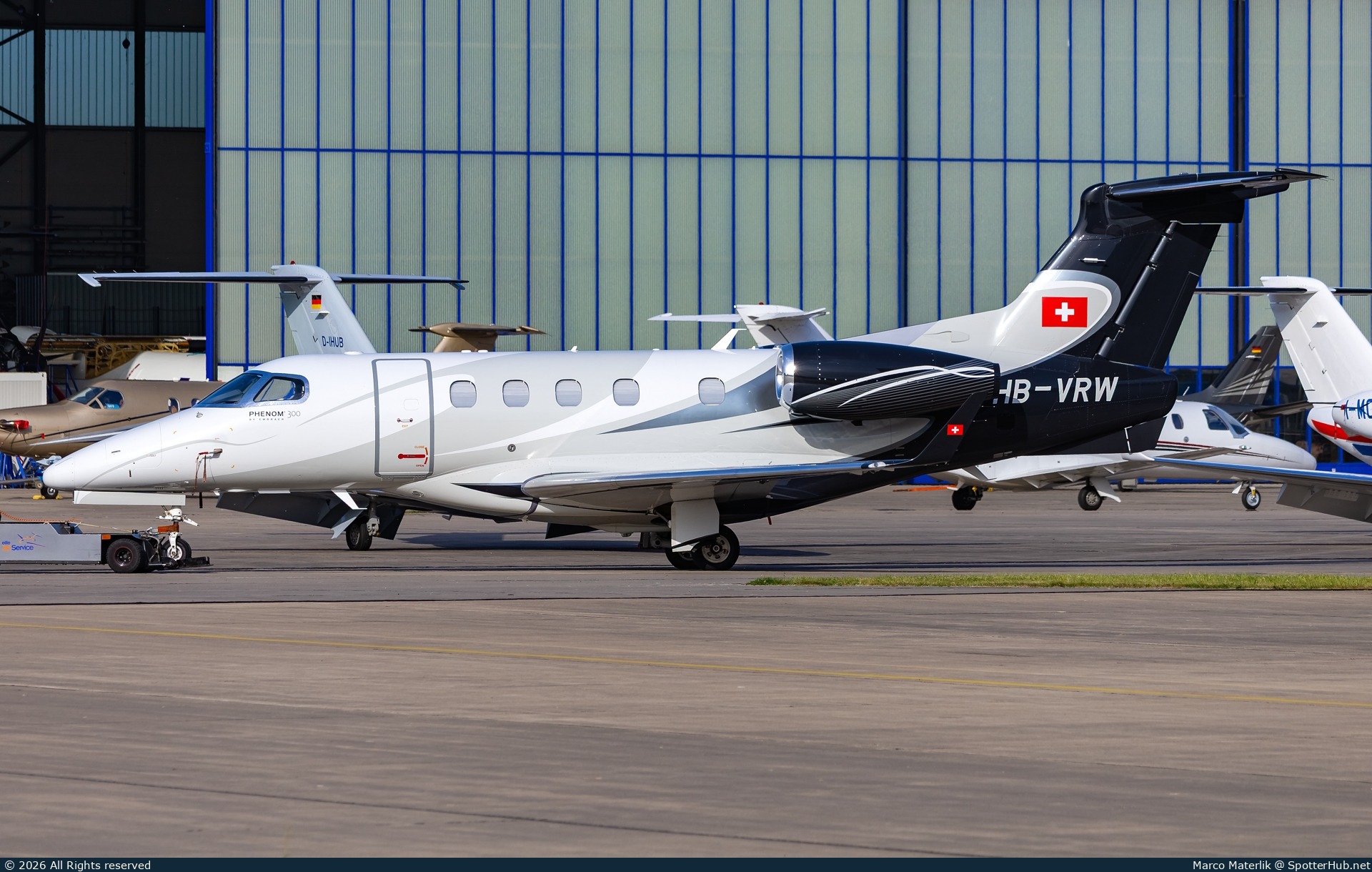 Photo of HB-VRW - Embraer Phenom 300 operated by Air-Connect International