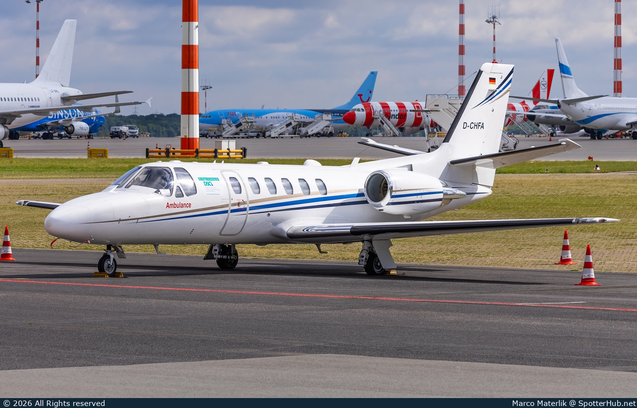 Photo of D-CHFA - Cessna 550B Citation Bravo operated by Heli-Flight