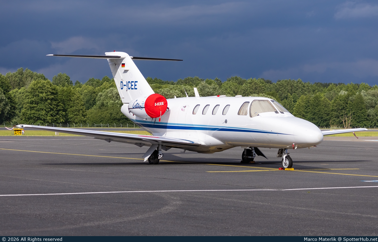 Photo of D-ICEE - Cessna 525 CitationJet CJ1 operated by Spree Flug