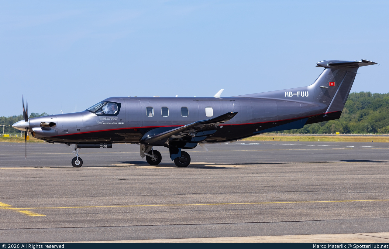 Photo of HB-FUU - Pilatus PC-12 NGX operated by Haute Aviation