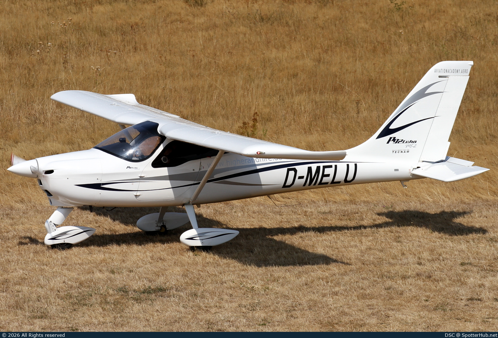 Photo of D-MELU - Tecnam P92 Echo Mk.II operated by Higher and Hire
