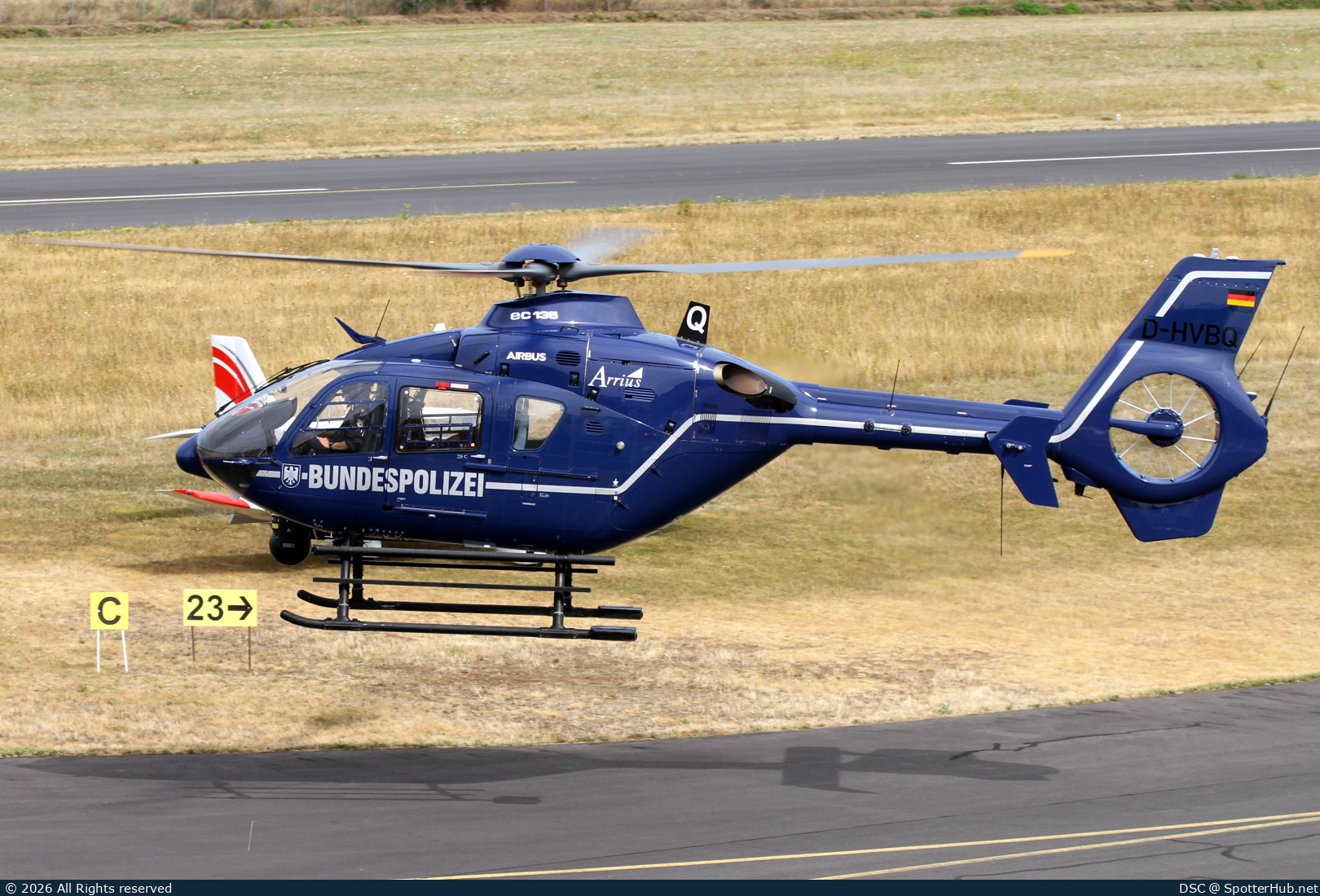 Photo of D-HVBQ - Eurocopter EC135 T2+ operated by German Police - Bundespolizei