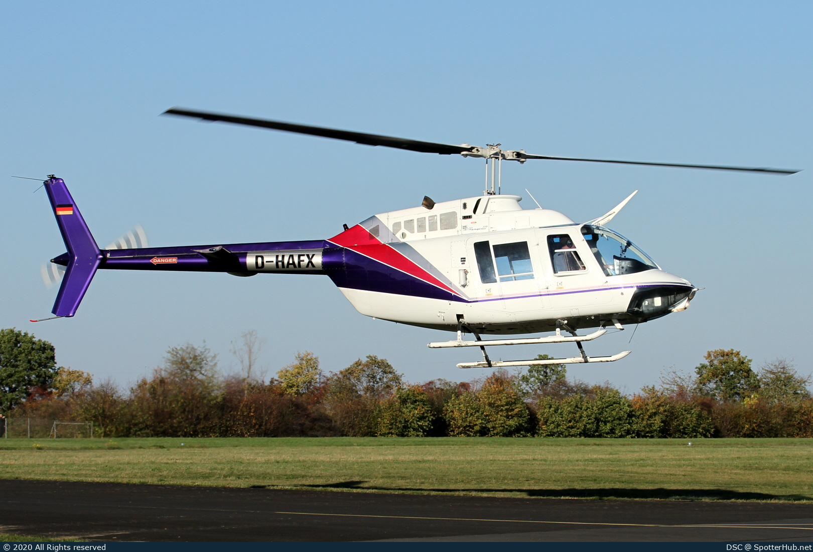 Photo of D-HAFX - Bell 206B JetRanger operated by Agrarflug Helilift