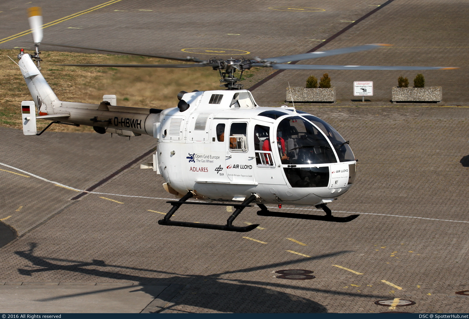 Photo of D-HBWH - MBB Bo 105CBS-5 operated by Air Lloyd