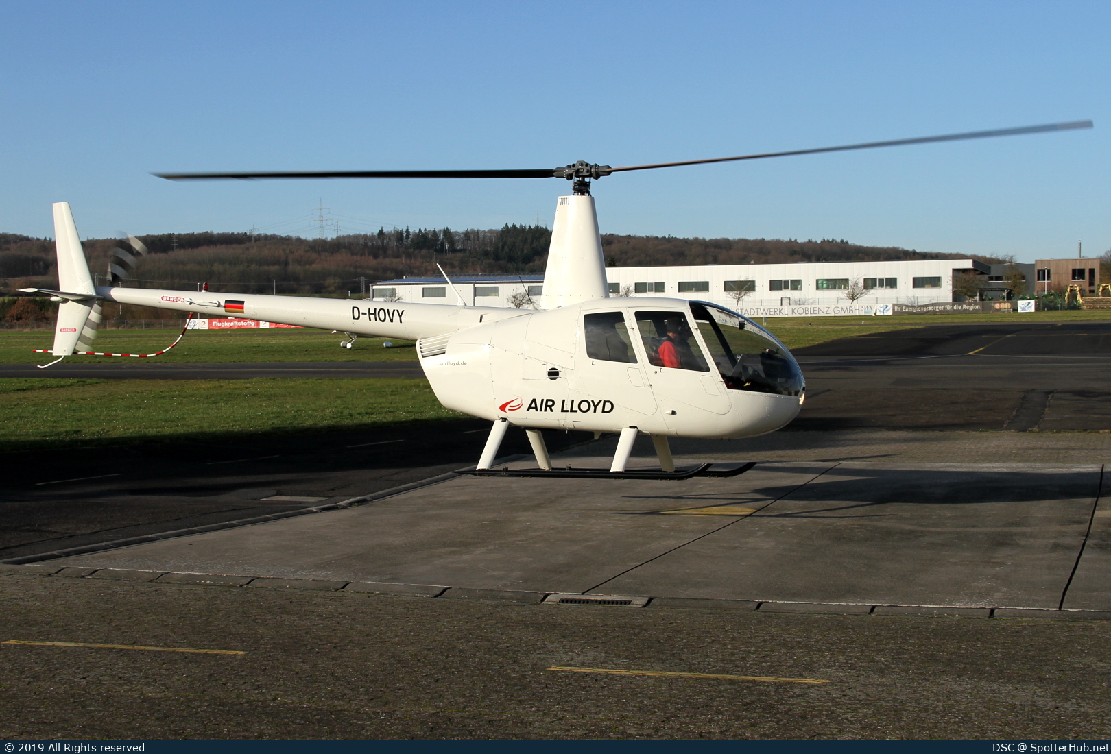 Photo of D-HOVY - Robinson R44 Raven operated by Air Lloyd