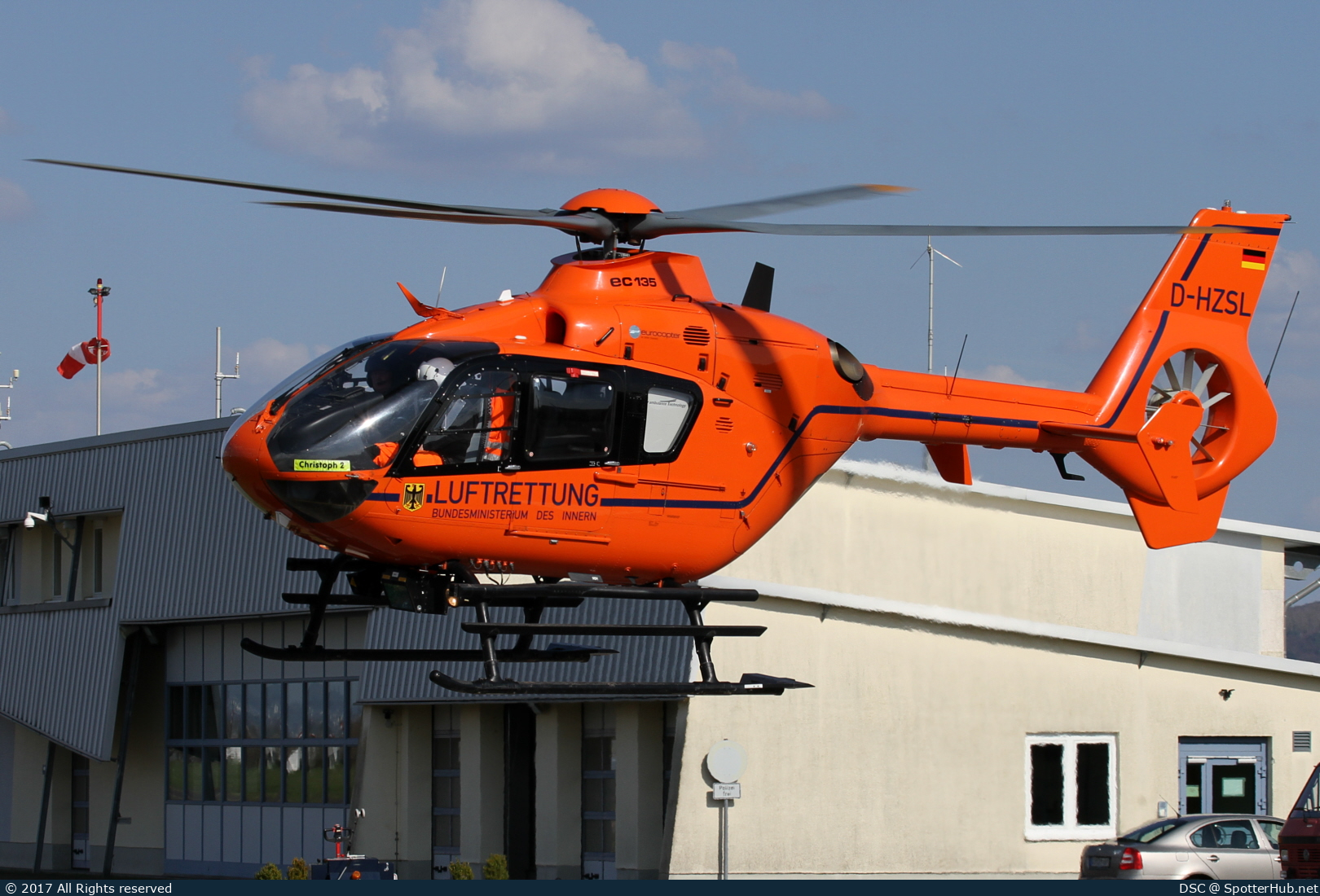 Photo of D-HZSL - Eurocopter EC135 T2+ operated by German Federal Ministry of the Interior - Luftrettung