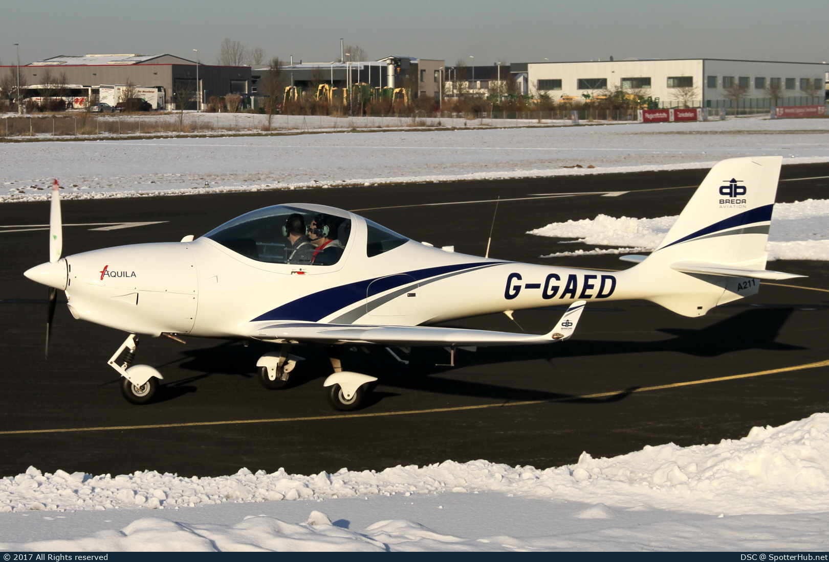 Photo of G-GAED - Aquila A211 operated by Breda Aviation