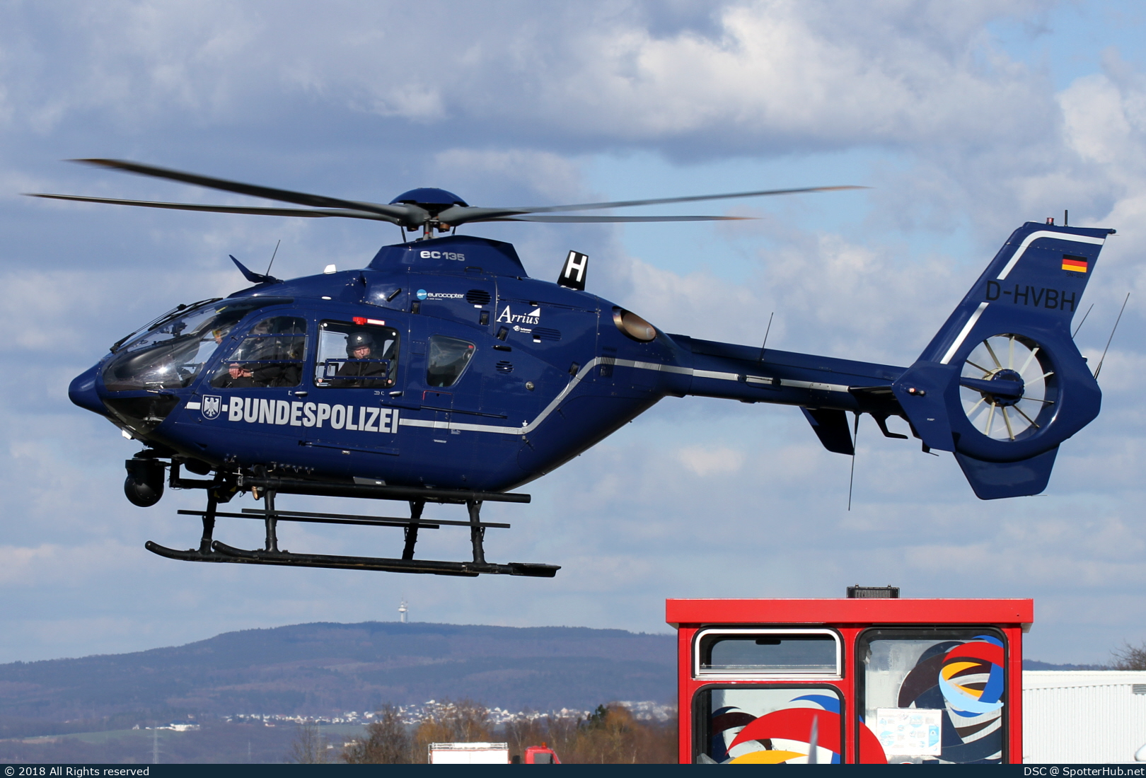 Photo of D-HVBH - Eurocopter EC135 T2+ operated by German Police - Bundespolizei