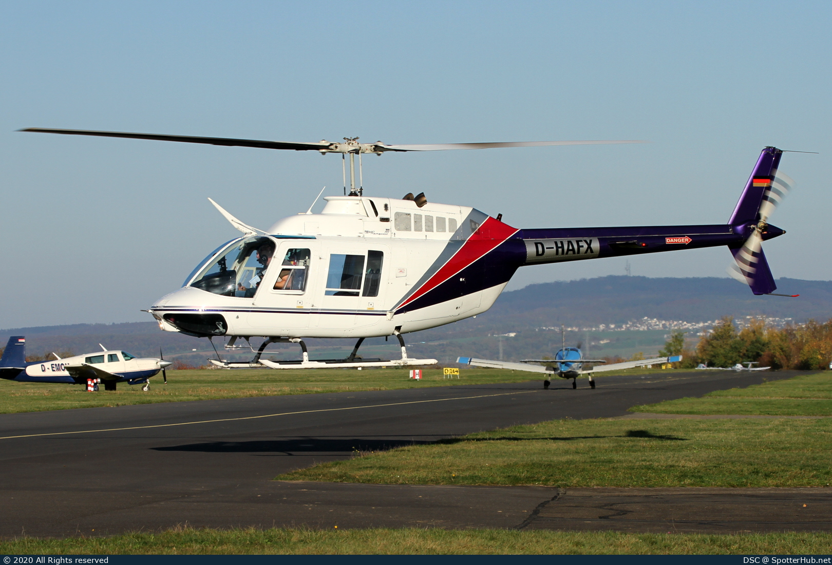 Photo of D-HAFX - Bell 206B JetRanger III operated by Agrarflug Helilift