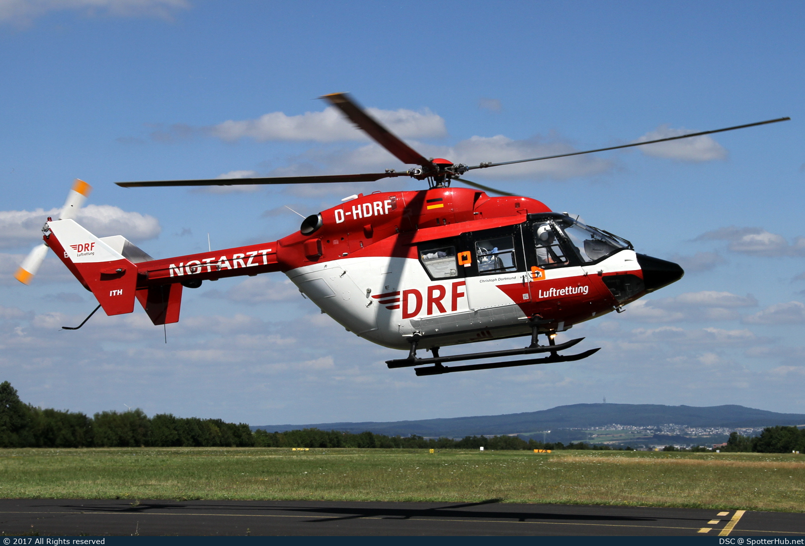 Photo of D-HDRF - MBB BK 117B-2 operated by DRF Luftrettung