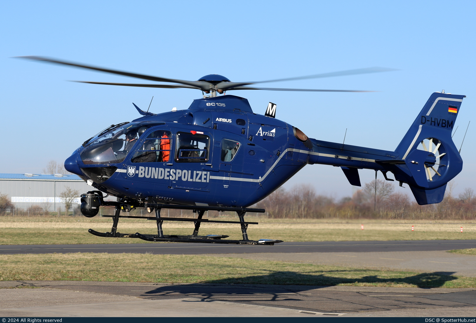 Photo of D-HVBM - Eurocopter EC135 T2+ operated by German Police - Bundespolizei