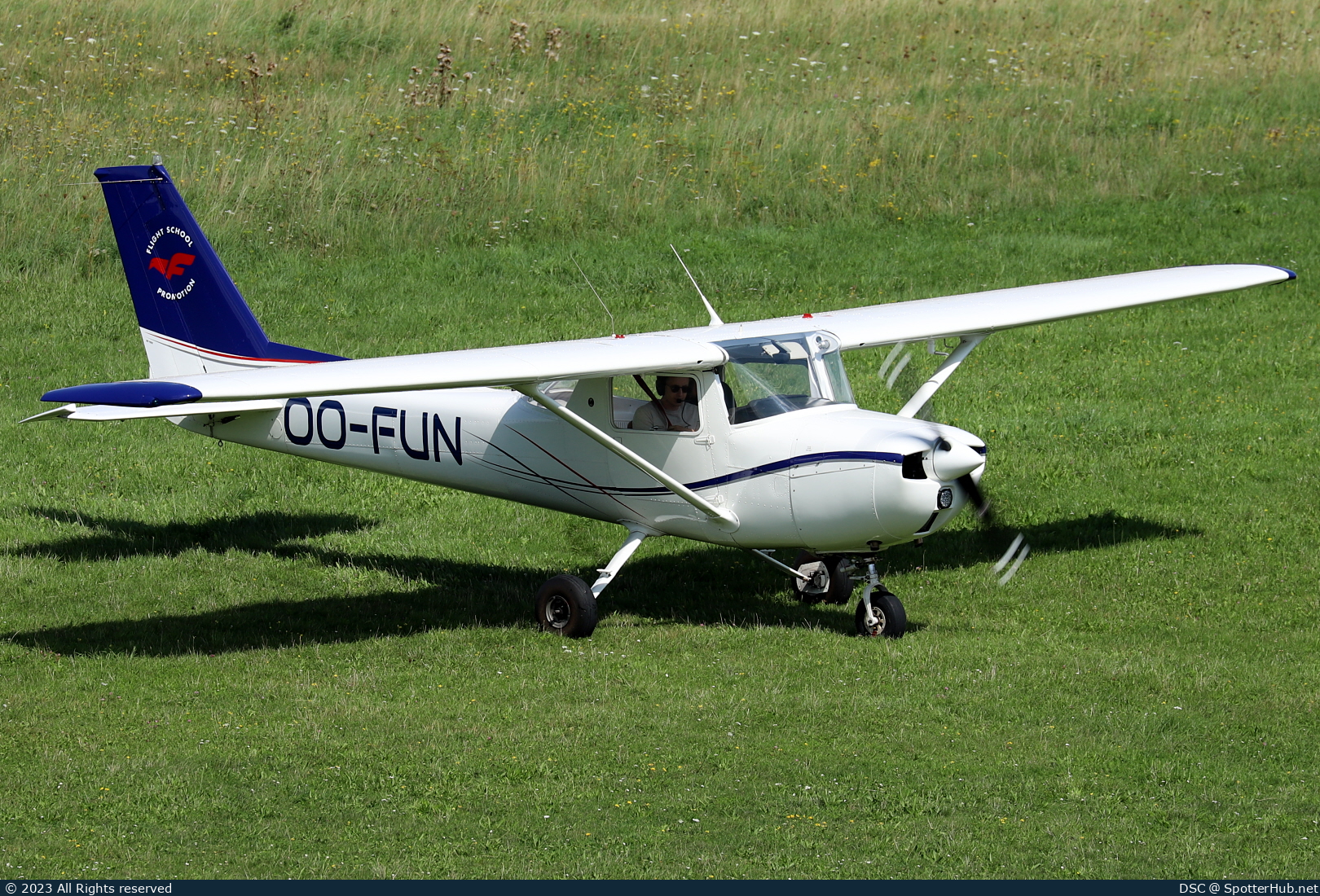Photo of OO-FUN - Reims-Cessna F150M operated by Flight School Promotion