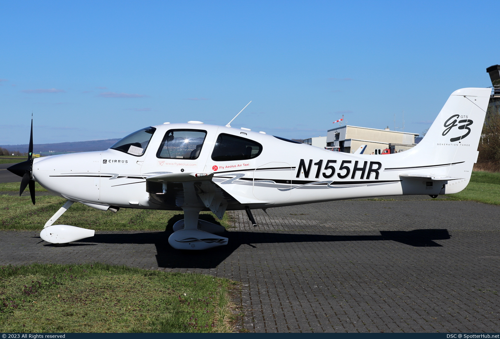 Photo of N155HR - Cirrus SR22 G3 GTS operated by Fly Aeolus Air Taxi