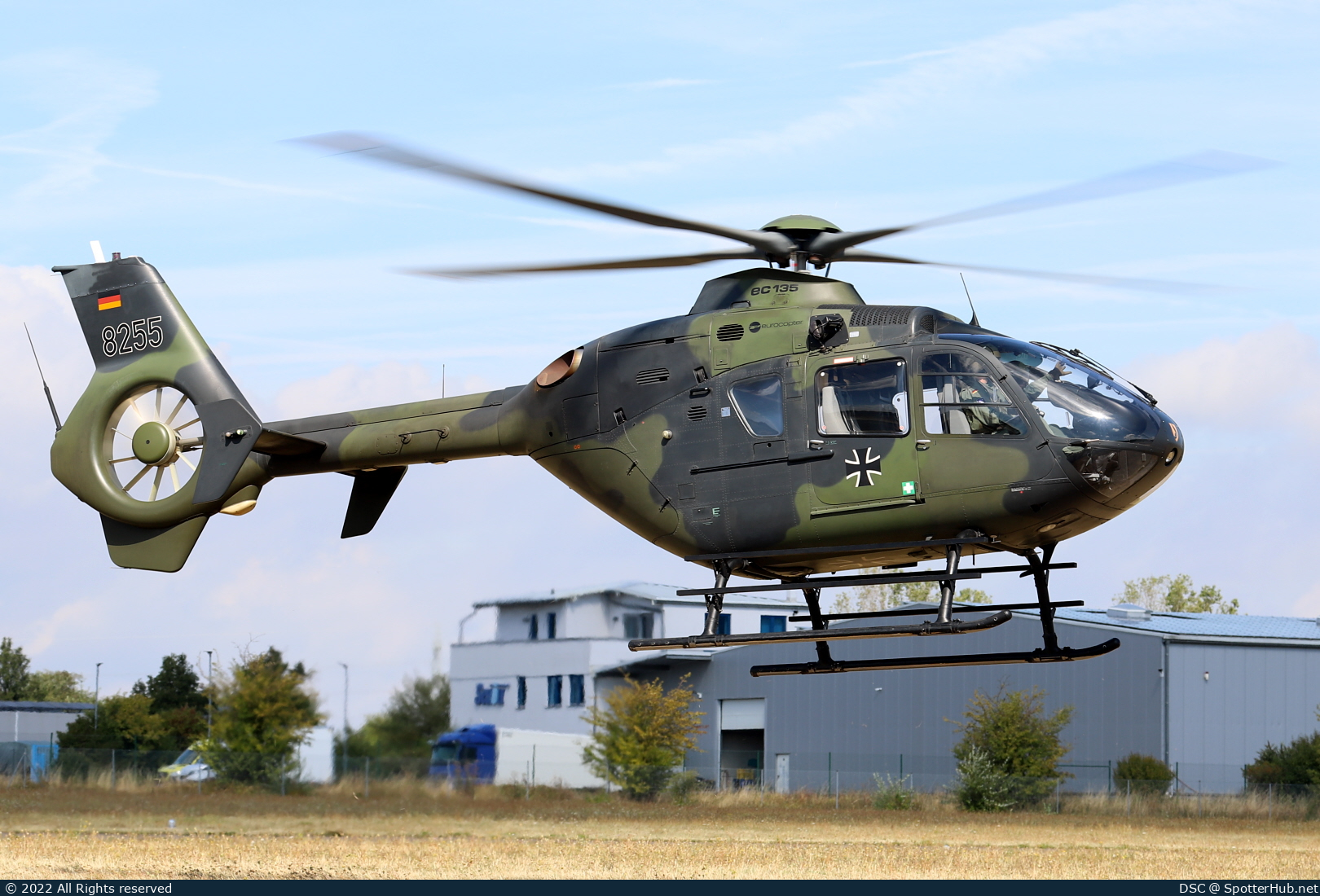 Photo of 82+55 - Eurocopter EC135 T1 operated by German Army