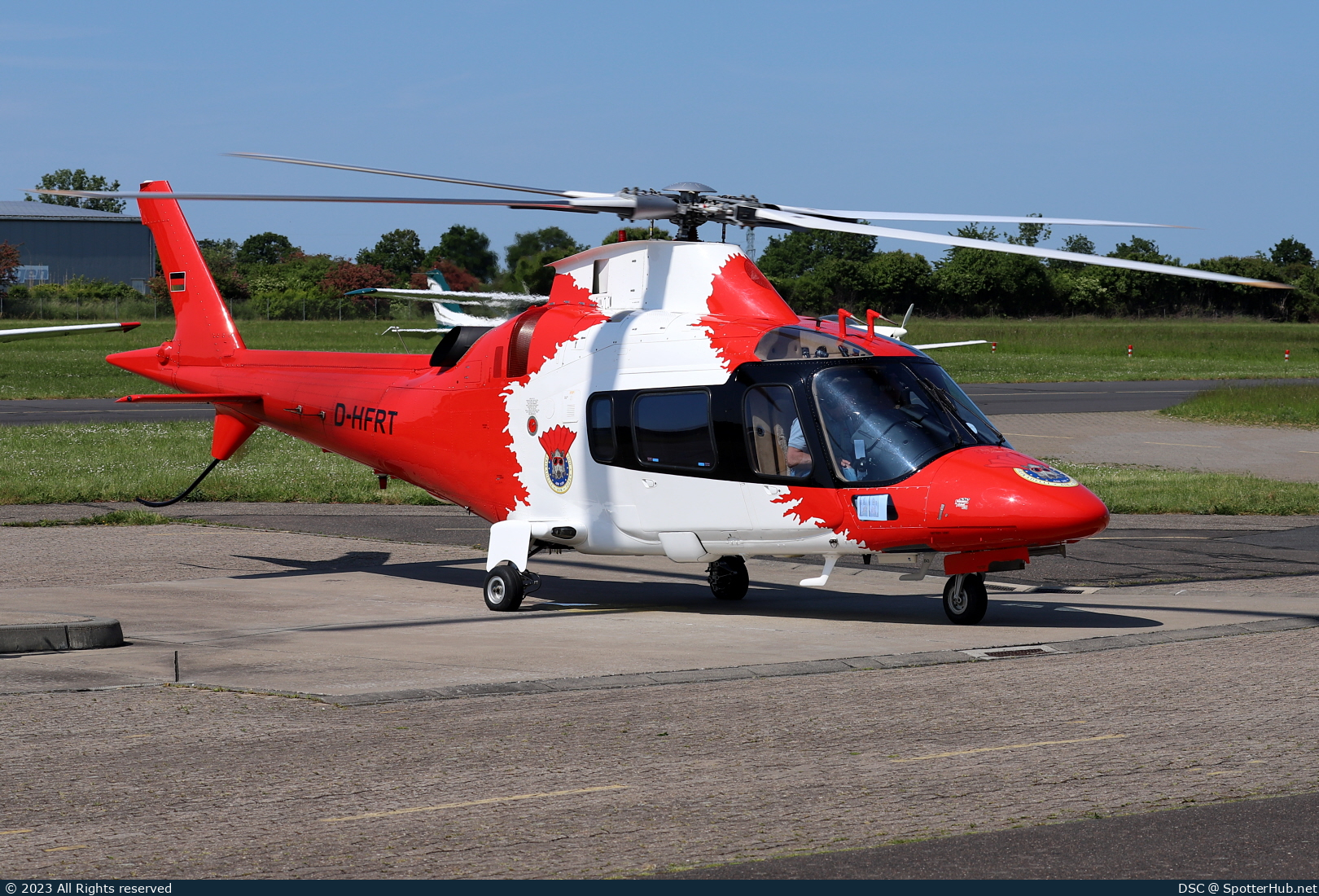 Photo of D-HFRT - Agusta A109E Power Elite operated by Frikadelli Racing