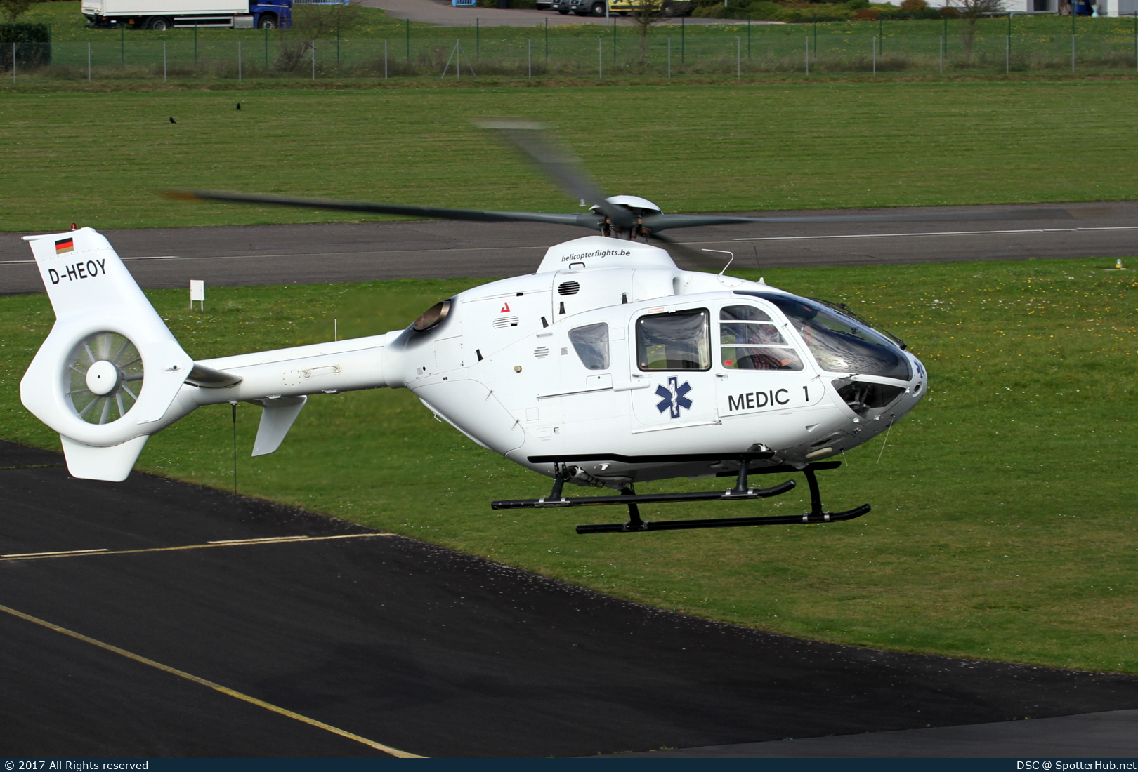 Photo of D-HEOY - Eurocopter EC135 T1 operated by Helicopterflights