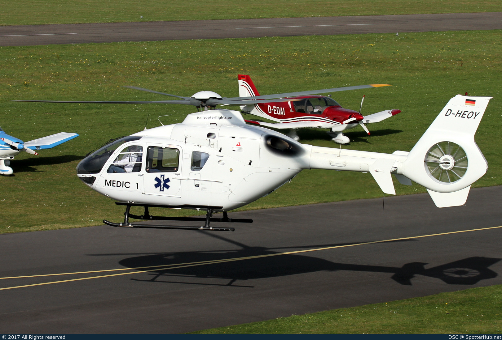 Photo of D-HEOY - Eurocopter EC135 T1 operated by Helicopterflights