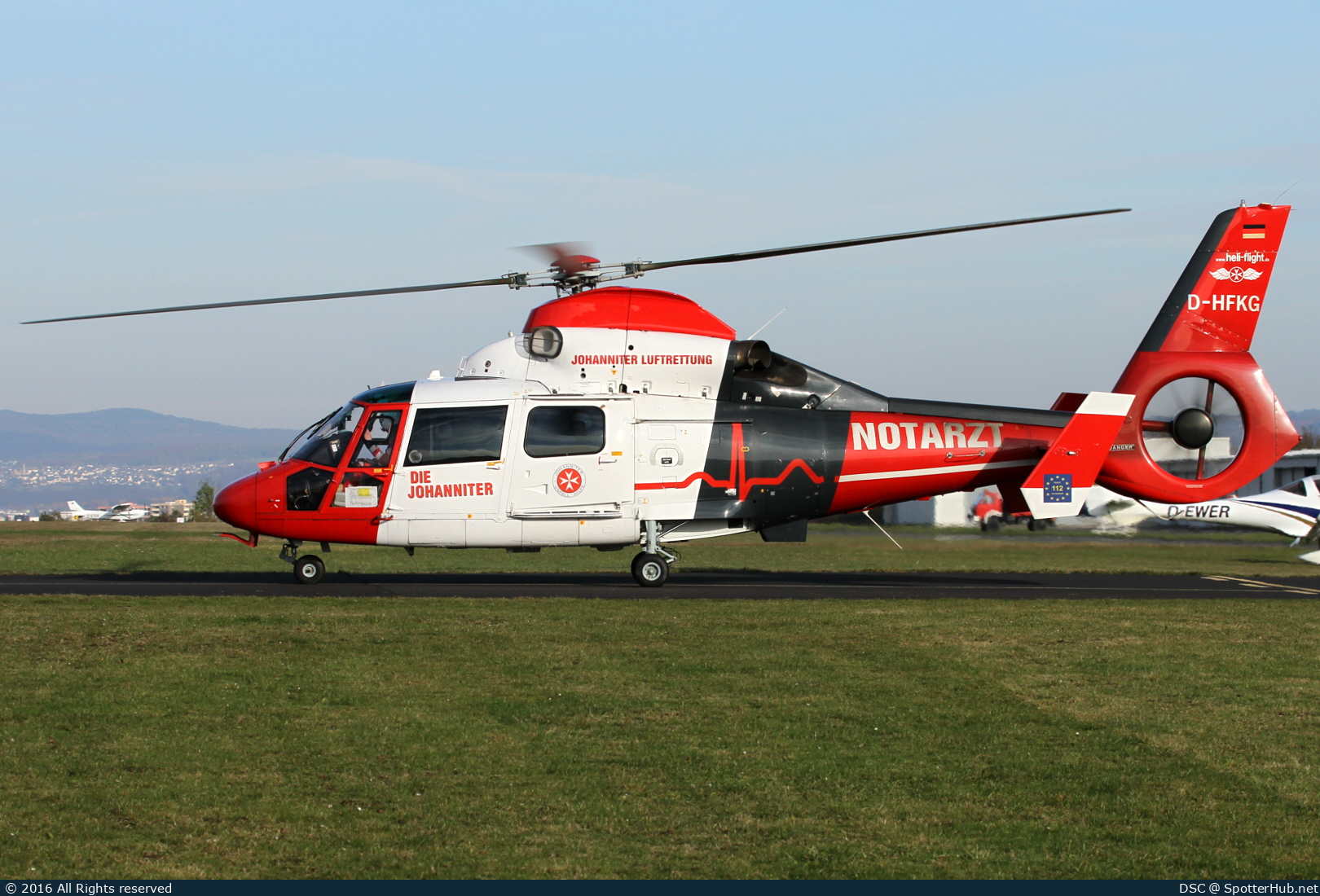 Photo of D-HFKG - Aérospatiale AS365N2 Dauphin 2 operated by Johanniter Luftrettung (opb Heli-Flight)