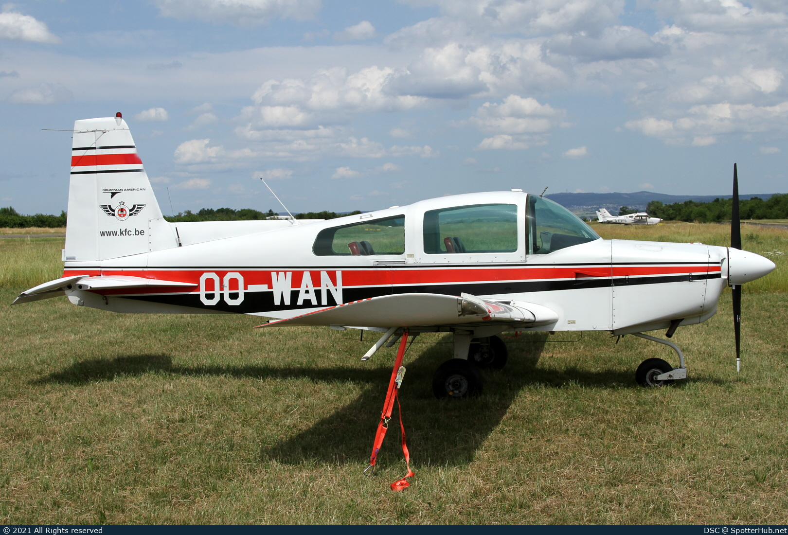 Photo of OO-WAN - Grumman American AA-5 Traveler operated by Kortrijk Flying Club