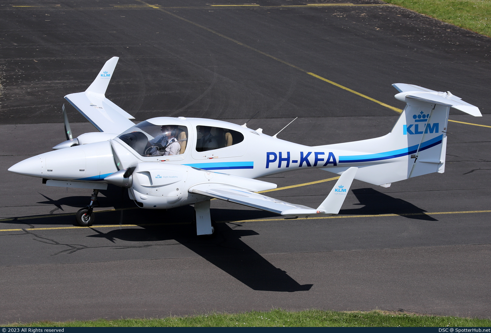 Photo of PH-KFA - Diamond DA42 NG Twin Star operated by KLM Flight Academy