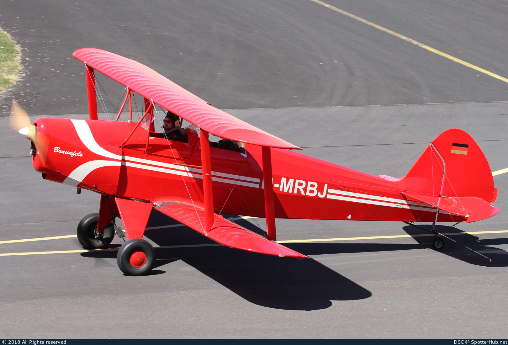 Photo of D-MRBJ - Platzer Kiebitz B operated by Luftsportgemeinschaft Braunfels