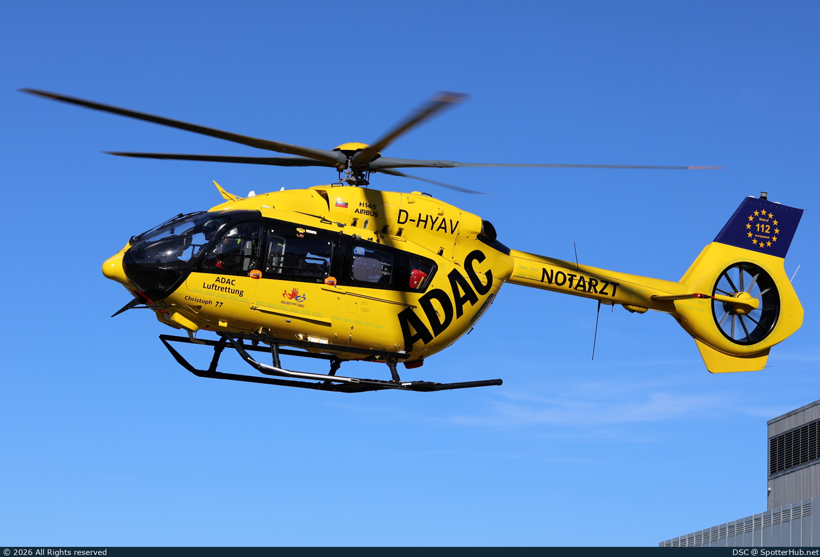 Photo of D-HYAV - Airbus Helicopters H145 operated by ADAC Luftrettung