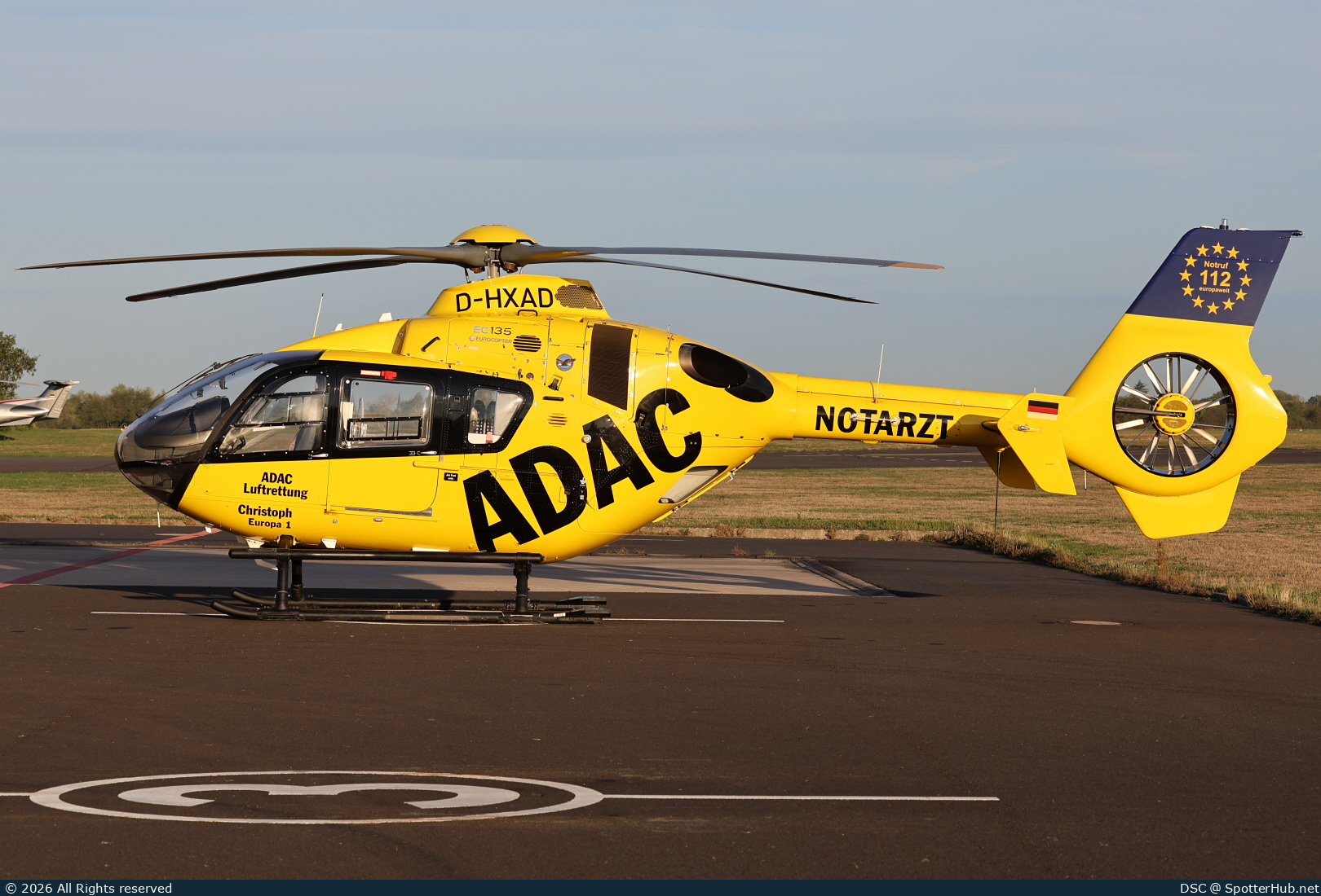 Photo of D-HXAD - Eurocopter EC135 P2+ operated by ADAC Luftrettung