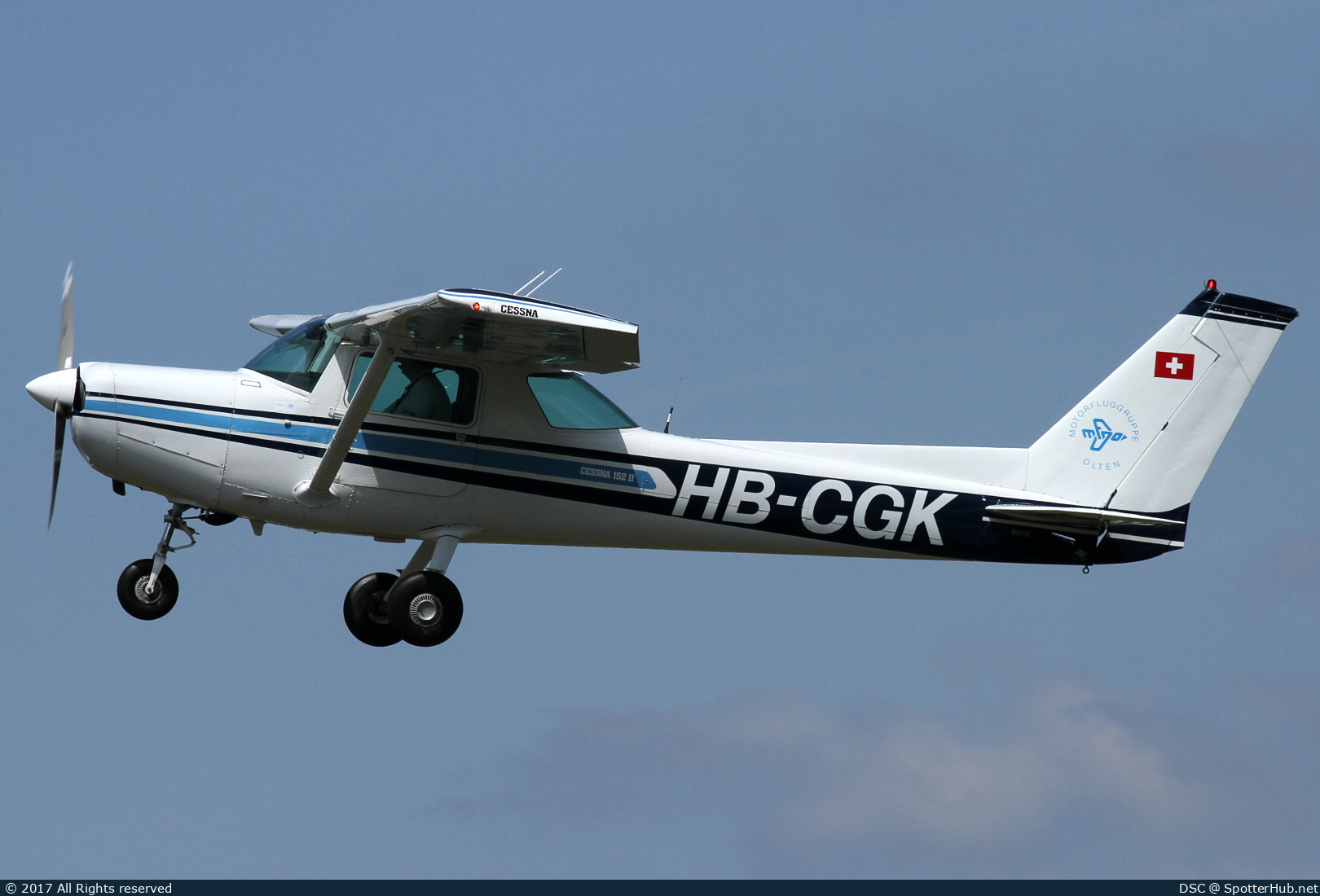 Photo of HB-CGK - Cessna 152 II operated by Motorfluggruppe Olten