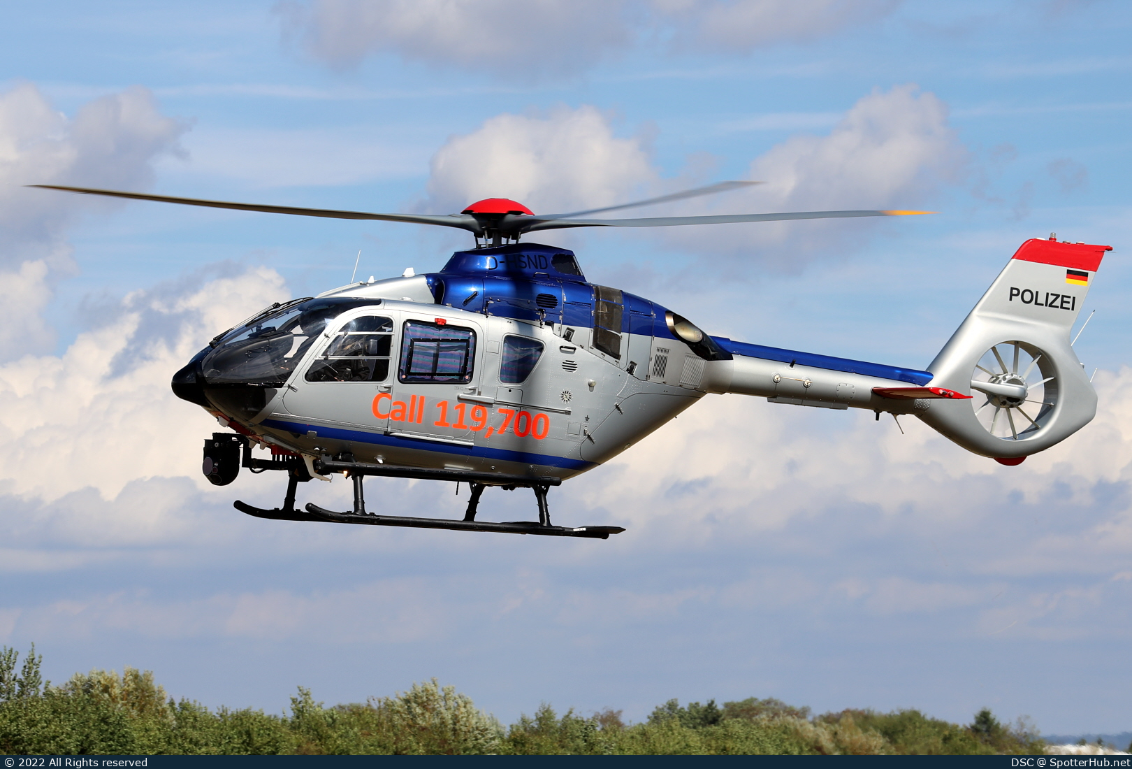 Photo of D-HSND - Eurocopter EC135 T3 operated by German Police - Hubschrauberstaffel Sachsen