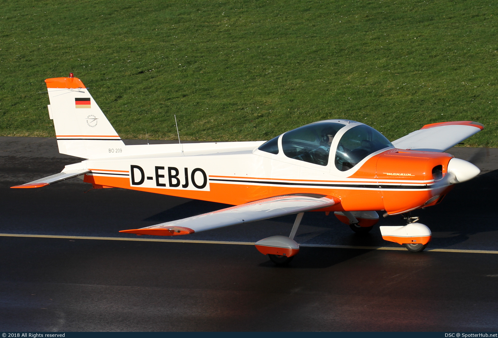 Photo of D-EBJO - Bölkow Bo.209 Monsun 150FF operated by Private