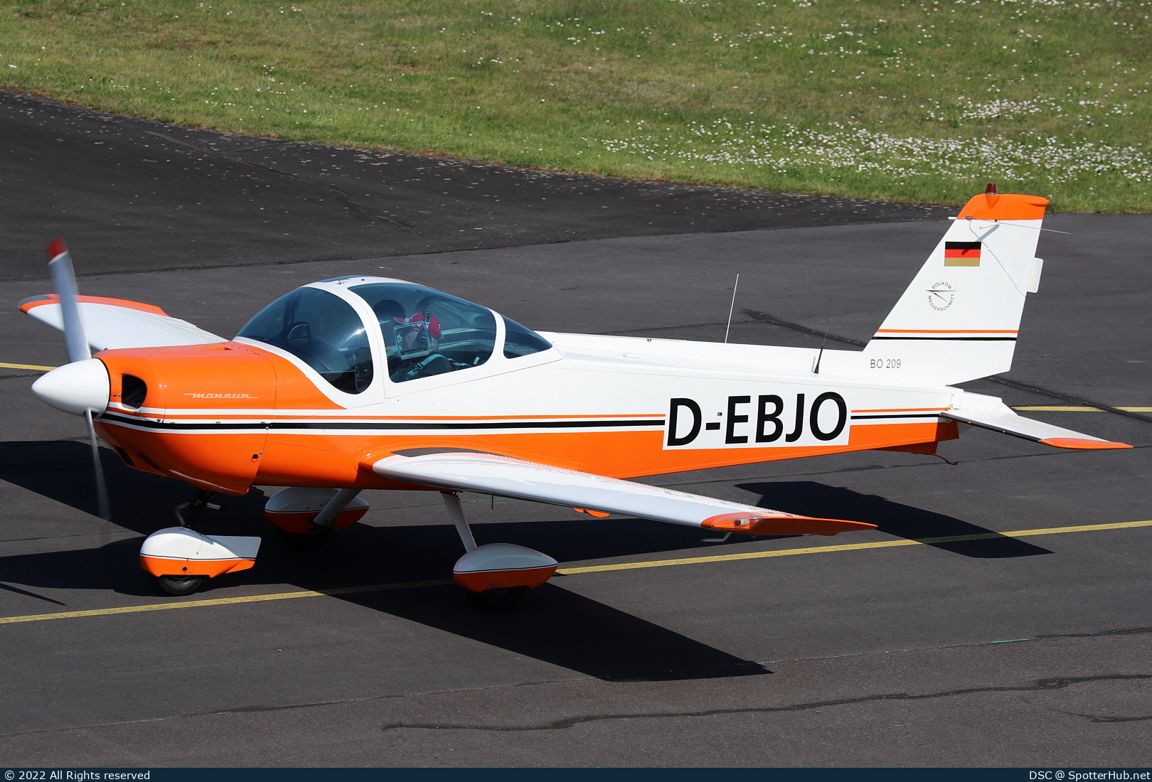 Photo of D-EBJO - Bölkow Bo.209 Monsun 150FF operated by Private