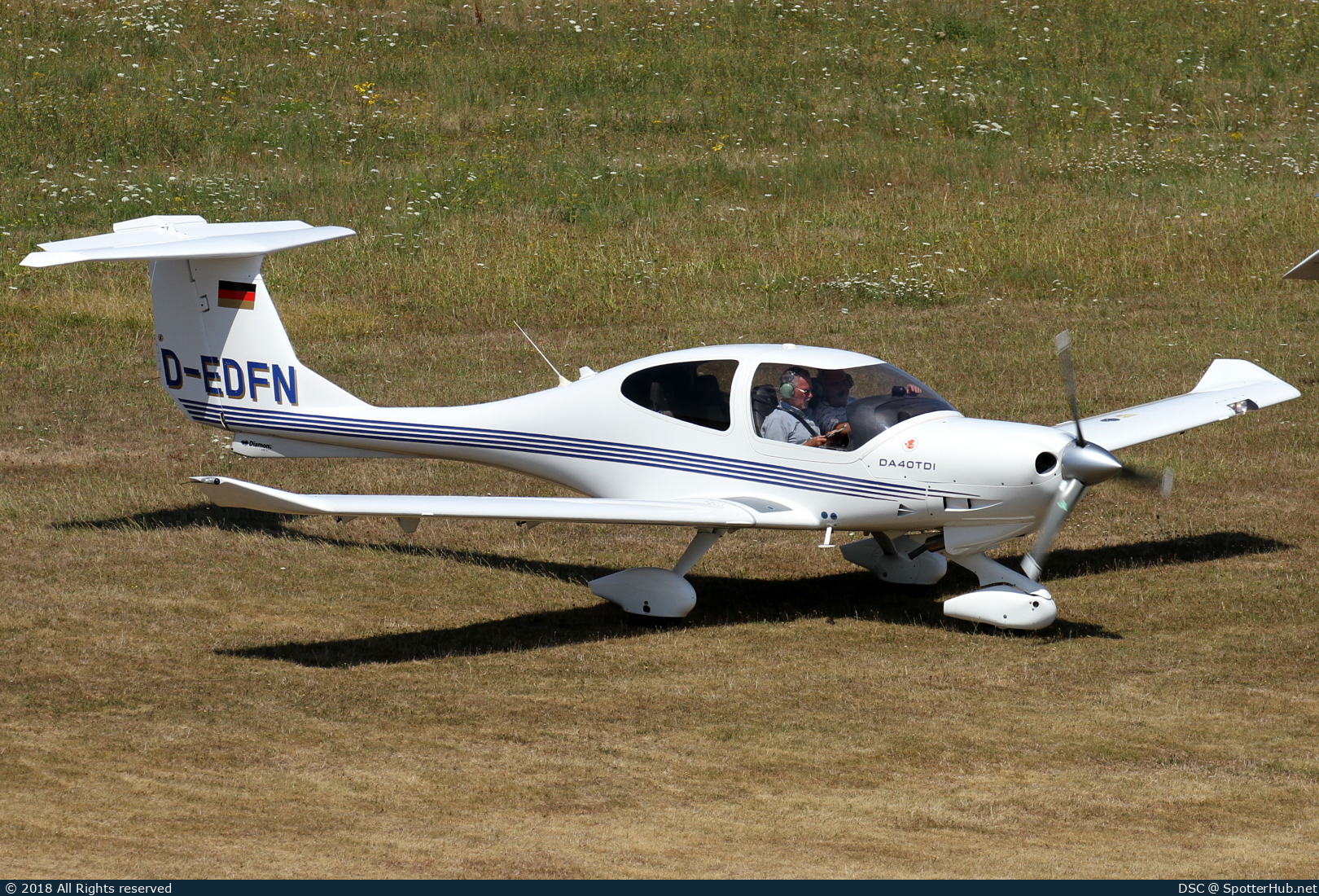 Photo of D-EDFN - Diamond DA40 Diamond Star TDI operated by Sportfluggruppe Immelmann