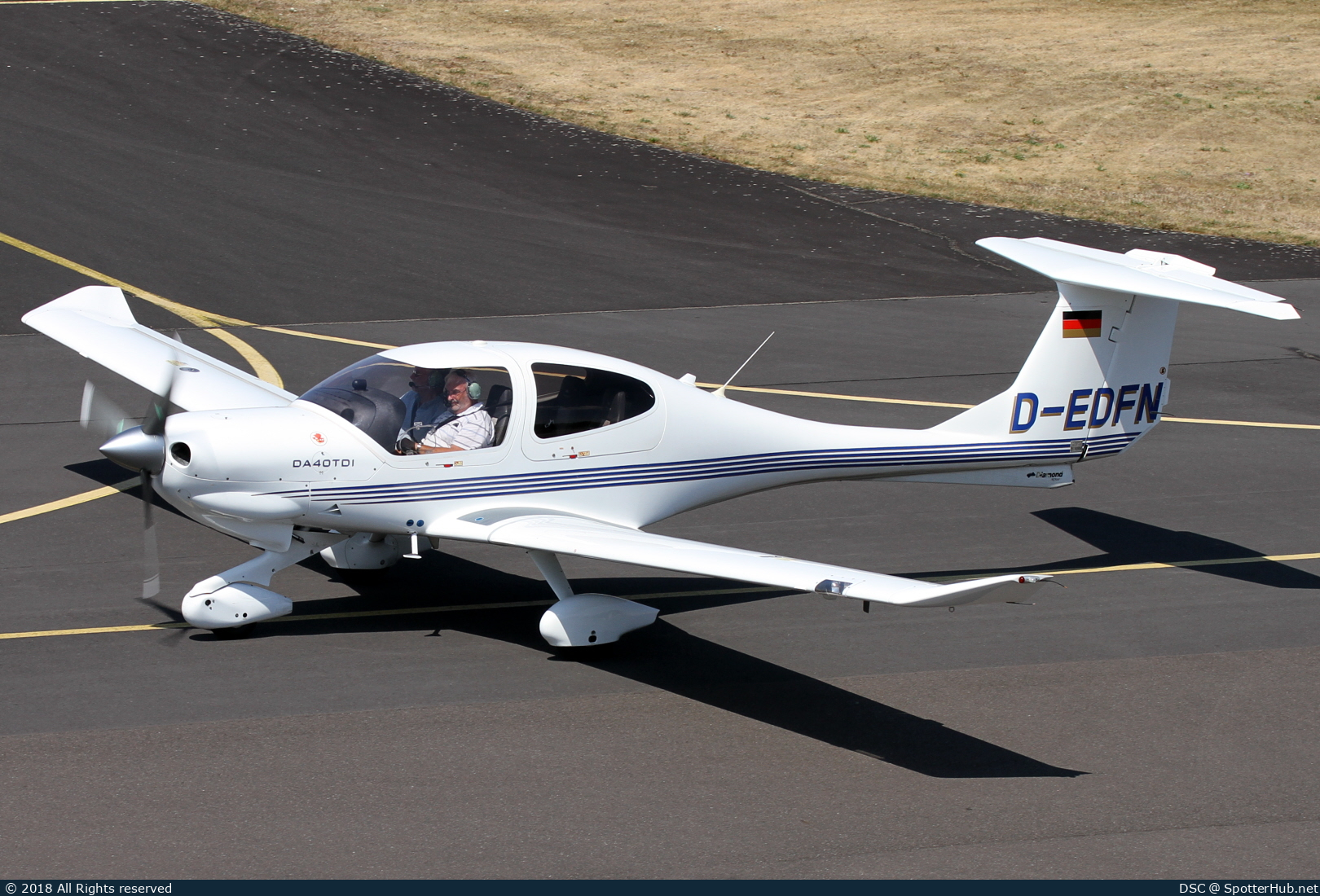Photo of D-EDFN - Diamond DA40 Diamond Star TDI operated by Sportfluggruppe Immelmann