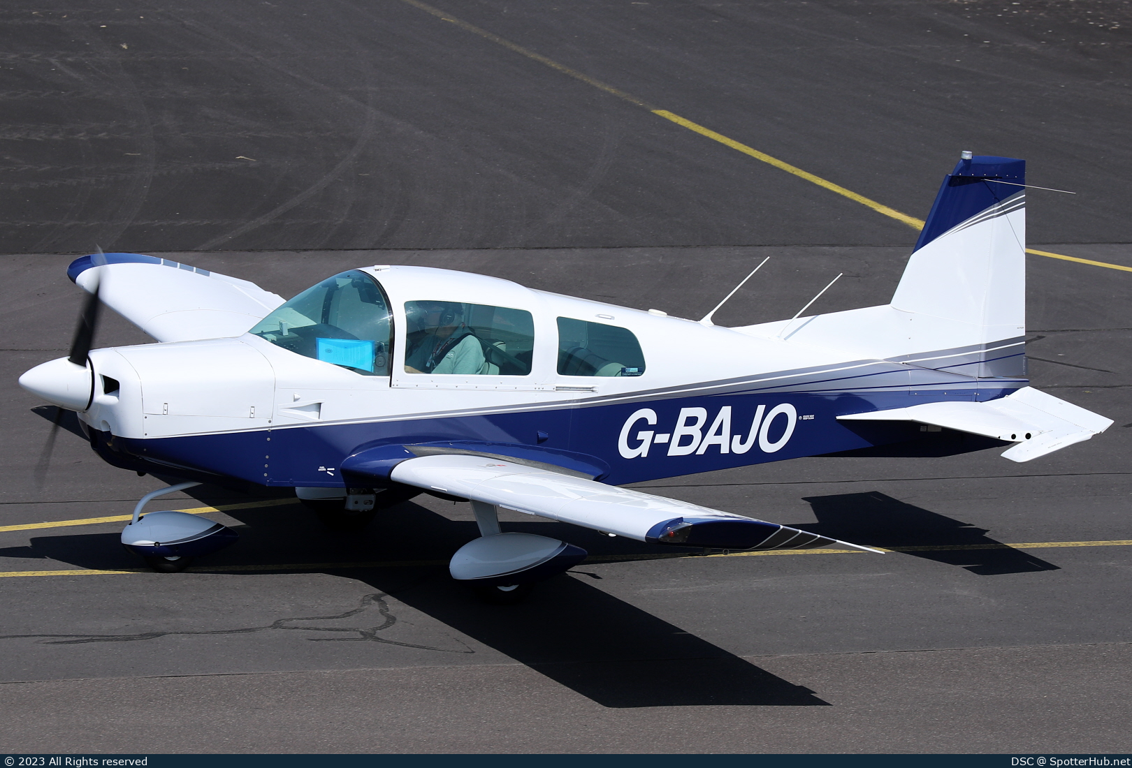 Photo of G-BAJO - Grumman American AA-5 Traveler operated by Private