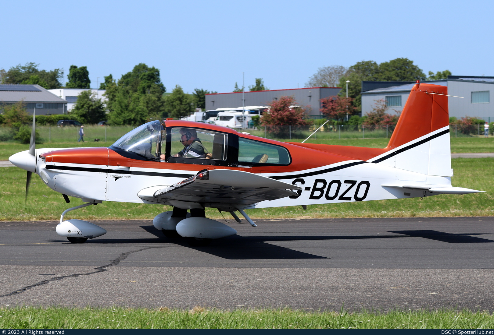 Photo of G-BOZO - Gulfstream AA-5B Tiger operated by Private