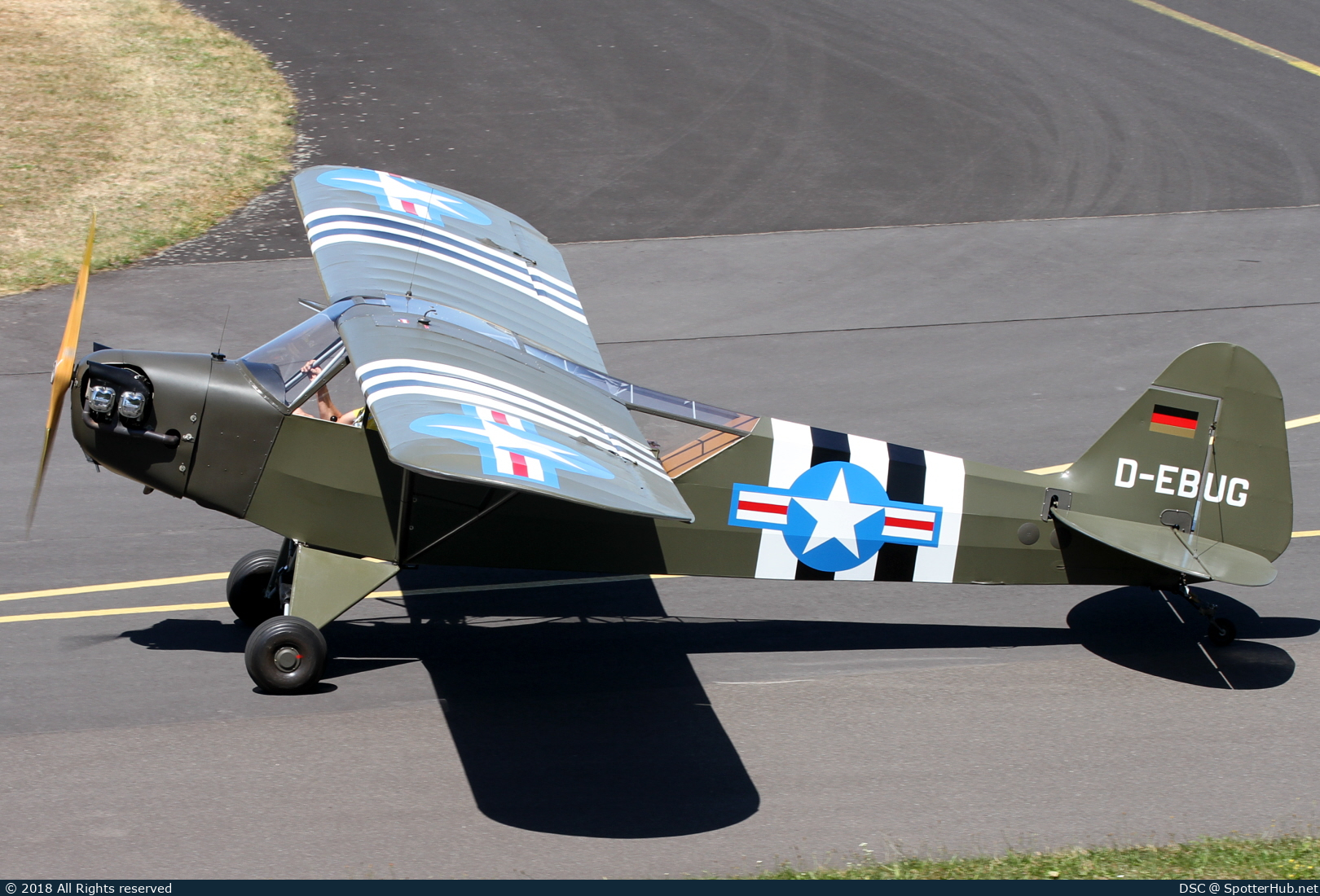 Photo of D-EBUG - Piper J-3C-65 Cub operated by Slowbirds