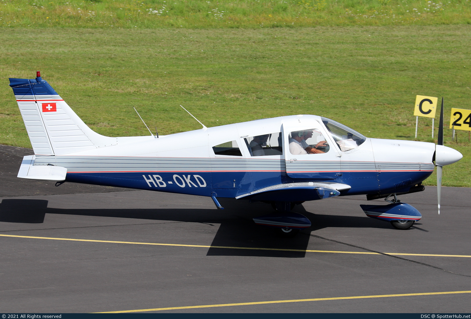 Photo of HB-OKD - Piper PA-28-180 Cherokee G operated by Oscar Flying Club