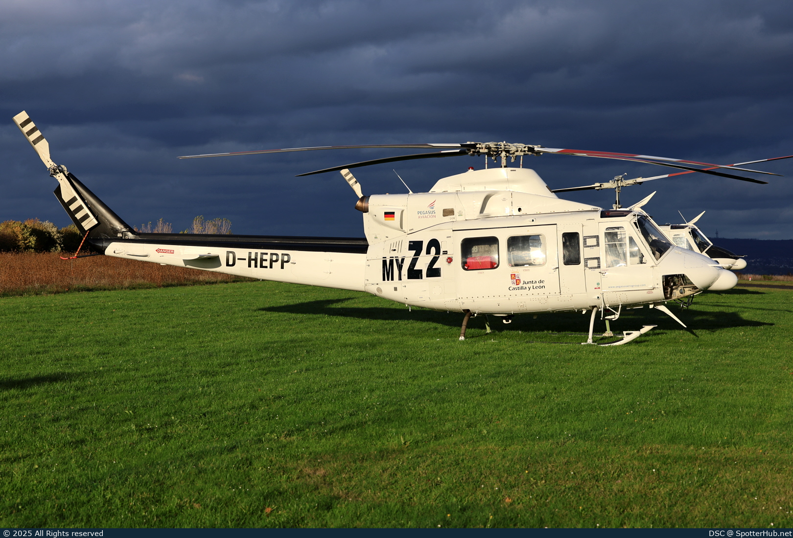 Photo of D-HEPP - Bell 412SP operated by Pegasus Aviación