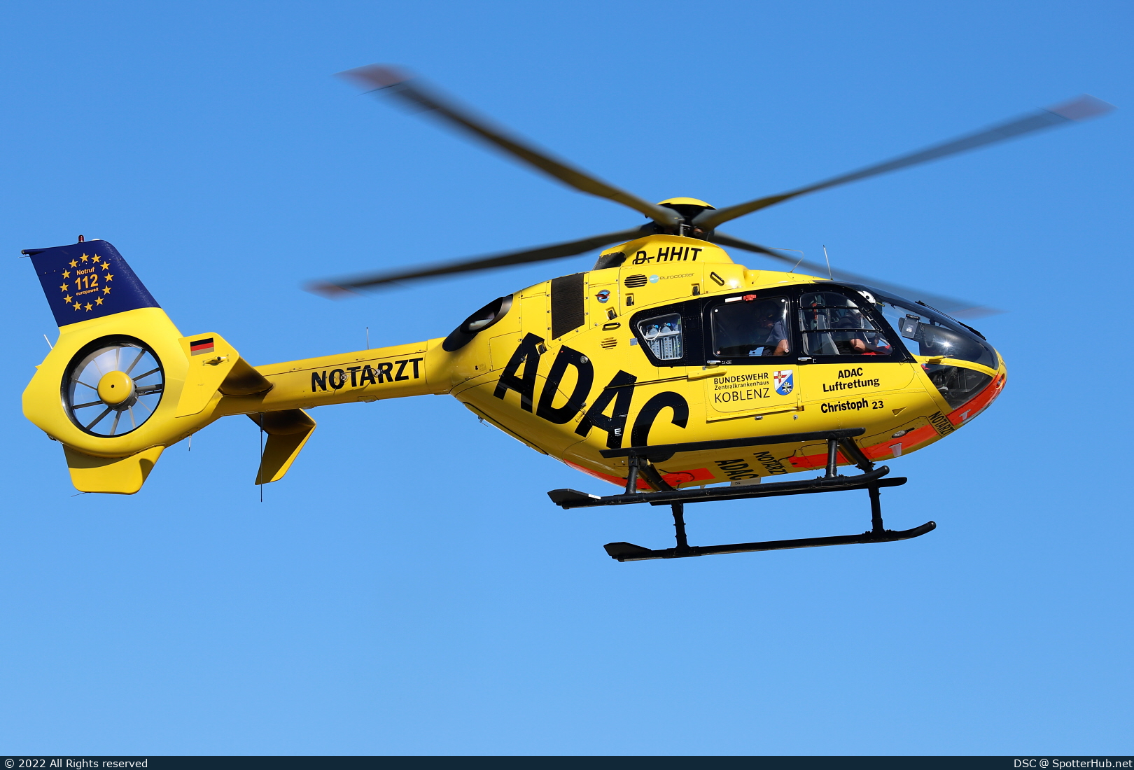 Photo of D-HHIT - Eurocopter EC135 P2 operated by ADAC Luftrettung