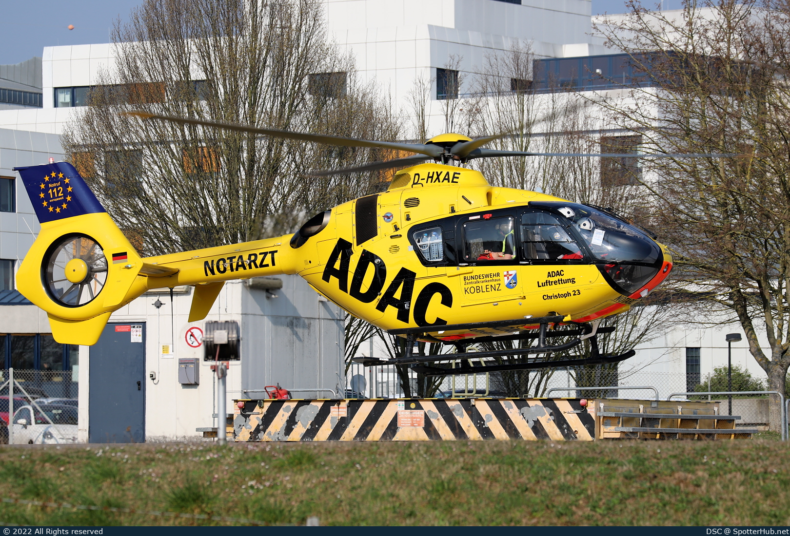 Photo of D-HXAE - Eurocopter EC135 P2+ operated by ADAC Luftrettung