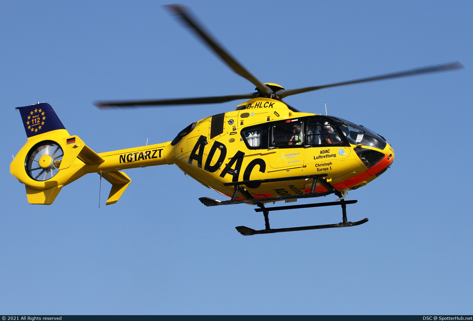 Photo of D-HLCK - Eurocopter EC135 P2+ operated by ADAC Luftrettung