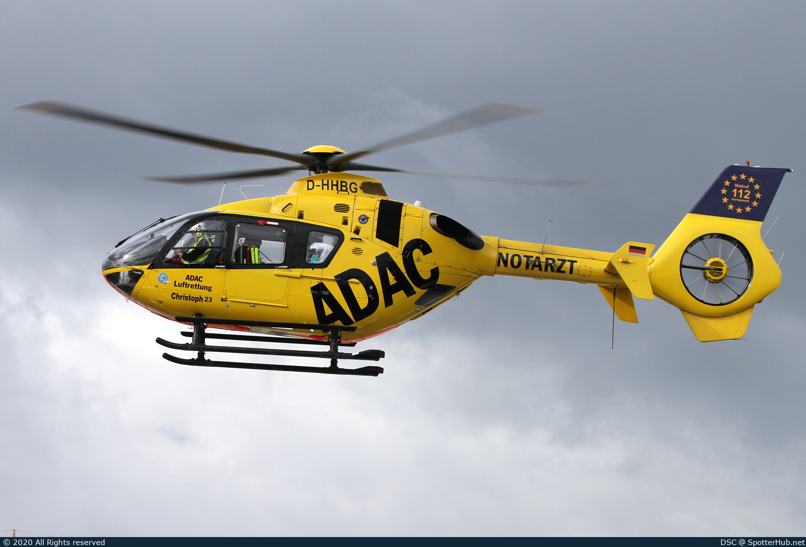 Photo of D-HHBG - Eurocopter EC135 P2+ operated by ADAC Luftrettung