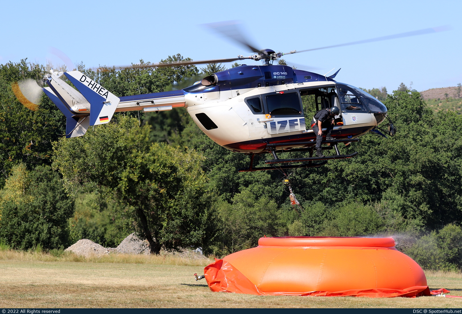 Photo of D-HHEA - Eurocopter EC145 operated by German Police - Polizeifliegerstaffel Hessen