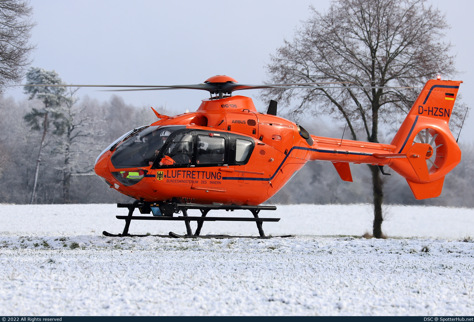 Photo of D-HZSN - Eurocopter EC135 T2+ at [Off Airport]